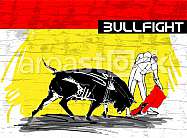 bullfight illustration
