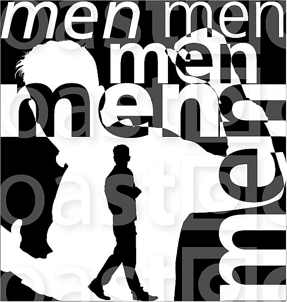 Men. Vector illustration
