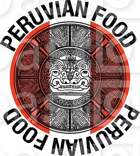 Peruvian food illustration