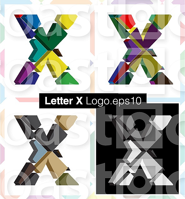 Colorful three-dimensional font letter Xhttp://www.aroastock.com/manager/mgr.media.preview.php?folde